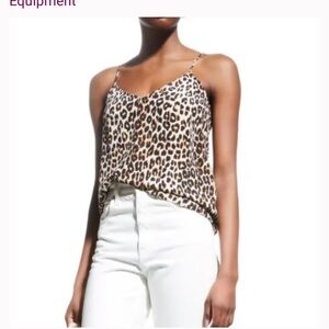 Equipment Leopard Print Women's Top